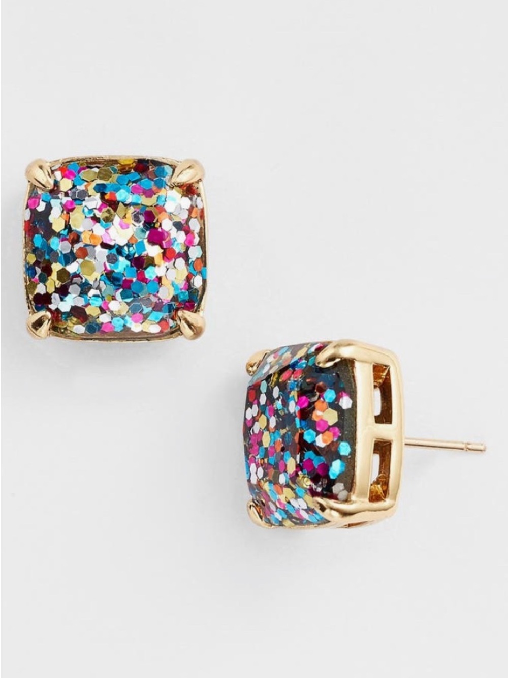 Kate Spade New York glitter stud earrings